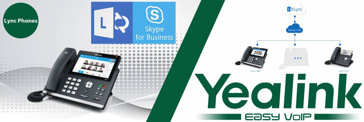 YEALINK SKYPE FOR BUSINESS PHONES - Yealink Lync/Skype for Business Phone