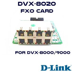 Dlink DVX8020 FXO EXPANSION CARD F0R DVX8000 9000 - Dlink PBX System