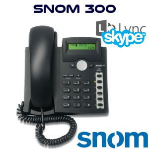 SNOM 300 LYNC PHONE DUBAI - SNOM Lync -Skype For Business Phones