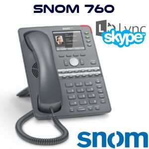 SNOM 760 LYNC PHONE DUBAI - SNOM Lync -Skype For Business Phones