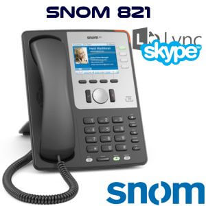 SNOM 821 LYNC PHONE DUBAI - SNOM Lync -Skype For Business Phones