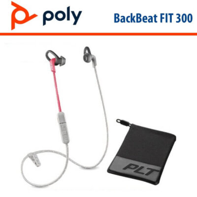 Poly BackBeat FIT300 Coral includes sport mesh pouch Dubai