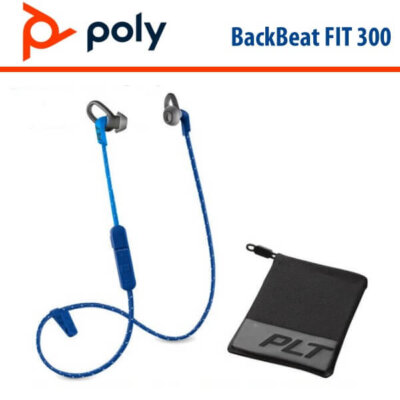 Poly BackBeat FIT300 Dark Blue includes sport mesh pouch Dubai
