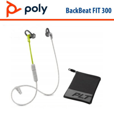Poly BackBeat FIT300 Lime Green includes sport mesh pouch Dubai