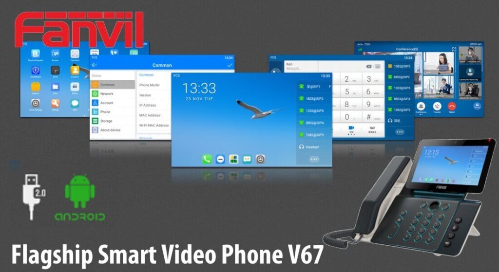 V67 Fanvil V67 IP Phone Dubai