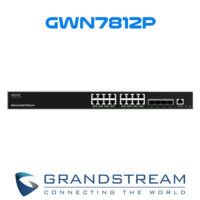 Grandstream GWN7812P Enterprise Layer 3 Managed PoE+ Network Switch